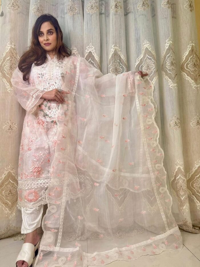 Original Pakistani Organza 4PCS Dress - Image 2