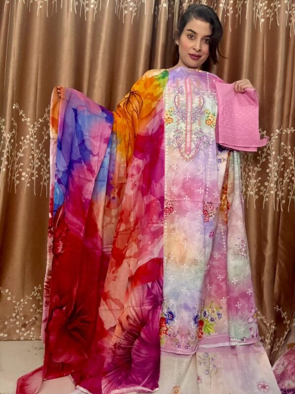 New Gullrang Digital Print Cotton Dress