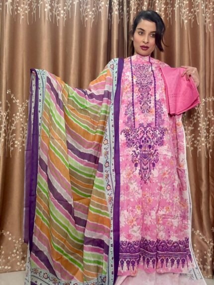 New Gullrang Digital Print Cotton Dress